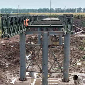 Sản xuất cầu thép thành phần Bailey cầu thép giàn cầu cho hiệu quả kỹ thuật xây dựng - Product Image 5