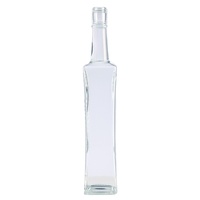 Bouteille de liqueur en verre transparent 750ml, pour cognac, bonne qualité, vente en gros