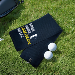Toalla de Golf Rectangular de Microfibra de Secado Rápido con Logotipo Personalizado Bordado - Product Image 2