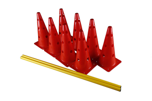 Bán Chạy Mũ Tròn Bóng Đá Chất Lượng Cao Nón Tập Luyện Nhanh Nhẹn Hình Nón Tập Luyện Nhanh Nhẹn PE Có Lỗ - Product Image 5