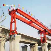 Grue de construction Nucleon pour la pose de poutres de pont, 40 tonnes, 50 tonnes, 60 tonnes, 100 tonnes, 160 tonnes, 200 tonnes, 350 tonnes