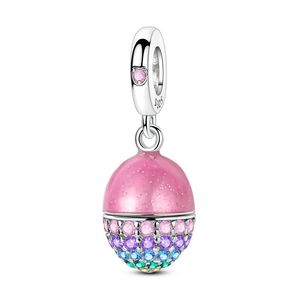 Conjunto de Colgantes de Corazón de Luciérnaga Luminosos y Coloridos con Incrustaciones de Piedras de Zirconia, Chapado en Plata y Oro Rosa, Joyería DIY Unisex - Product Image 5