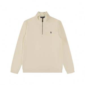 Beliebtes Hochwertiges Luxusmarken-Halbzipper-Shirt Polo Herren Mode Paul Stickerei Gestrickter Pullover Lässiger Sweatshirt - Product Image 1