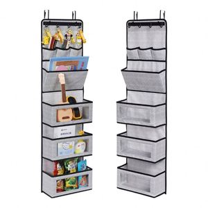 Hot Sale Foldable 4-Tier Wall Mount <b>Shelf</b> Clear Window Hanging Pocket Organizer Hanging Door Organizers <b>Hooks</b> Wall Organisation - Product Image 3