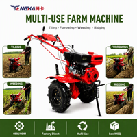 170f 7hp Cobertizo de verduras Máquina de deshierbe Pequeño Micro cultivador de gasolina para el hogar