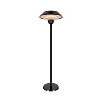 Chauffage halogène télescopique sur pied 220-240V avec sécurité anti-renversement pour terrasse de café en extérieur