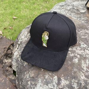 <span class=keywords><strong>Gorra</strong></span> de Béisbol Ajustable con Pin Metálico de San Judas Tadeo, Visera Curva de Gamuza, Sombrero Casual de Verano para Hombre - Product Image 1