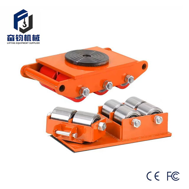 Factory Direct New 12 Ton Alloy Steel Tank Cart 6 Months Warranty Rotating Direct-Drive Universal Wheeled 360 Degrees Mobility
