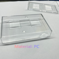 AB AB250902 Contenants alimentaires en PP PC, coque rigide respirante, transparente, moulée, plaque PC de pare-brise de 1 mm d'épaisseur