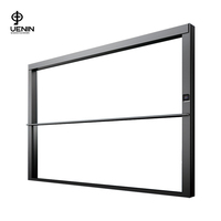 Auvent de balcon coulissant vertical électrique UENIN persienne en acier inoxydable pour salon Villa coupe-vent fenêtre en aluminium automatique