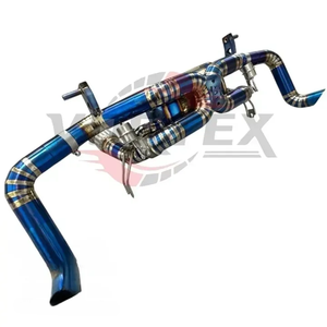 Escape de Titanio Azul Ultraligero Vortex para Audi R8 V10 5.2L 2024-2025, Sistema Catback Valvetronic, Silenciador de Alto Rendimiento - Product Image 5