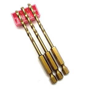 Apex Manufacturer Fully Ground Hex Shank Cobalt Twist <b>Drill</b> <b>Bit</b> 135 Degree Split Point <b>Titanium</b> Plating for Hardened Drilling - Product Image 4