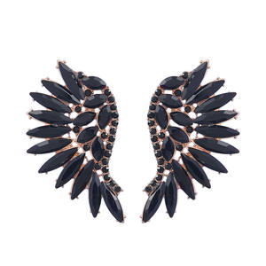 Brincos de brincadeira com strass vintage para festas de casamento, joias de fantasia com brilho e cristal, brincos pendurados - Product Image 5