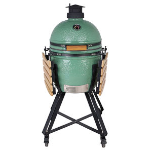 <span class=keywords><strong>SEB</strong></span> KAMADO/ Vente flash - Système de cuisson extérieur quatre-en-un de 18 pouces - Barbecue en céramique Kamado avec tables latérales pliables et support en acier - Product Image 1
