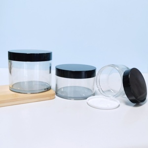 200 Ml Pet Plastic Jars Beauty Salon Containers Pot Thick Wall Recyclable Round Body Scrub Packaging Jars - Product Image 3