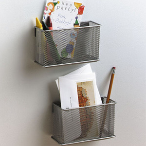 Treillis métallique Magnétique Panier De Rangement Poubelle Caddy Conteneur Bureau Plateau Organisateur de Fournitures De Bureau - Product Image 3