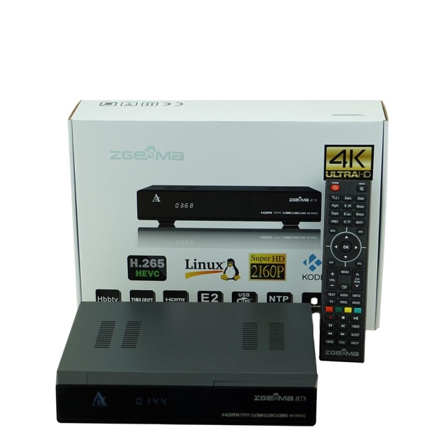 4k ultra hd Tv Decoder Twin Dvb S2x/s2 + Dvb c /dvb T2 Zgemma H7s Support Ci Plus