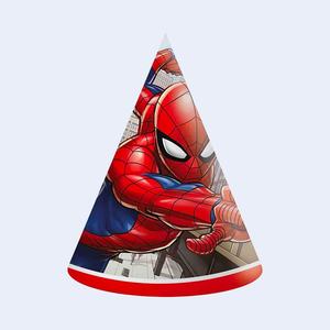 Gorros de Fiesta de Spiderman, 6 Piezas, 2 Bolsas - Product Image 1