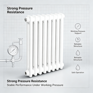 Radiateurs électriques rectangulaires modernes en acier à faible teneur en carbone, <span class=keywords><strong>double</strong></span> colonne, pour maison et hôtel, installation facile pour systèmes CVC à eau chaude - Product Image 3