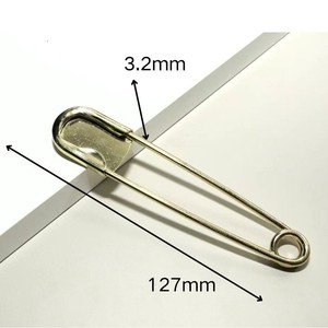 Épingles de sûreté robustes en acier inoxydable de 5 pouces, couleur or, pour le linge, la tapisserie, la couture et le quilting - Product Image 2