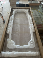 Table de banquet en acrylique avec structure transparente stable, design moderne pour une utilisation dans les fermes et lors d'événements de mariage