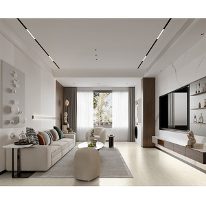 Dark grey đánh bóng 800x800mm sứ gạch nội thất nhà sàn tường sứ tráng men đá cẩm thạch nhìn phòng tắm phòng khách - Product Image 3