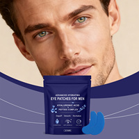 Patchs hydratants pour les yeux AMZ pour hommes - 10 paires - Soin hydratant pour la peau sous les yeux - Doux et respectueux de la peau