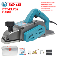 Raboteuse électrique BYT-ELP02 850W, outil professionnel pour le travail du bois, largeur de coupe 90 mm, outils électriques pour charpentier