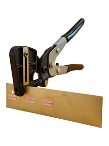 Pembuat Lubang Manual DJP18050 Baja Tahan Karat Tugas Berat untuk Papan Reklame, Pembuka Lubang Bulat untuk Tepi Aluminium Plafon dan Besi - Product Image 5