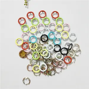 Colorful metal baby snap button set for baby clothes