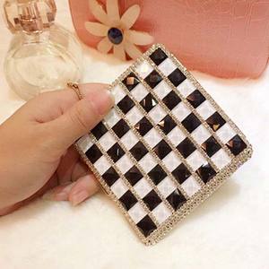 Étui à cigarettes pour femmes en métal coloré de <span class=keywords><strong>luxe</strong></span>, orné d'un côté de diamants, boîte à cigarettes - Product Image 6