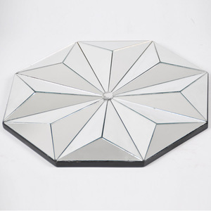 35*35*2.5 cm Light Luxury Household <strong>Octagon</strong> Wall Decorative <strong>Mirrors</strong> Geometric Art Silver Wall Mounted <strong>Mirror</strong> for Living Room - Product Image 1