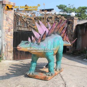 MY DINO <span class=keywords><strong>Jurassic</strong></span> Moving Dinosaur Stegosaurus Estatua Atracción PARA EL PARQUE - Product Image 1
