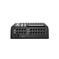 Thinuna MX-D18C + Table de mixage numérique 18 canaux à écran tactile 7 "avec mixage automatique 12 suppresseurs de feedback indépendants pour Live Show Band