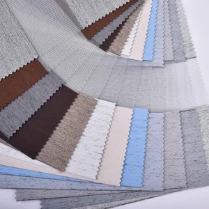 2024 New Design Horizontal Window Shades Roller Polyester Zebra Blind Fabrics For Home