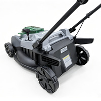 Tondeuse à gazon sans fil VERTAK légère 2*20V, coupe-herbe électrique de 17 pouces, tondeuse à gazon pour travaux de jardinage