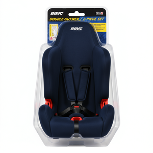 Siège de course Bavc en PVC, style sport, double rainure, ensemble 2 pièces pour voitures modifiées - Product Image 1