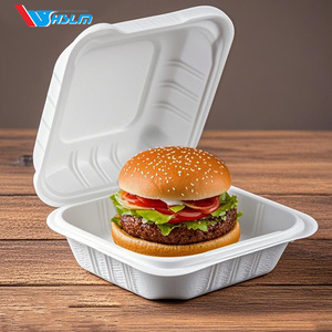 Contenitori da asporto personalizzabili direttamente in fabbrica contenitori da pranzo refrigerabili rettangolari usa e getta - Product Image 3