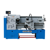 Nouveau tour à métaux horizontal conventionnel HIPOW C6240C, usage moyen, semi-automatique, manuel, conicité de broche MT6, haute productivité