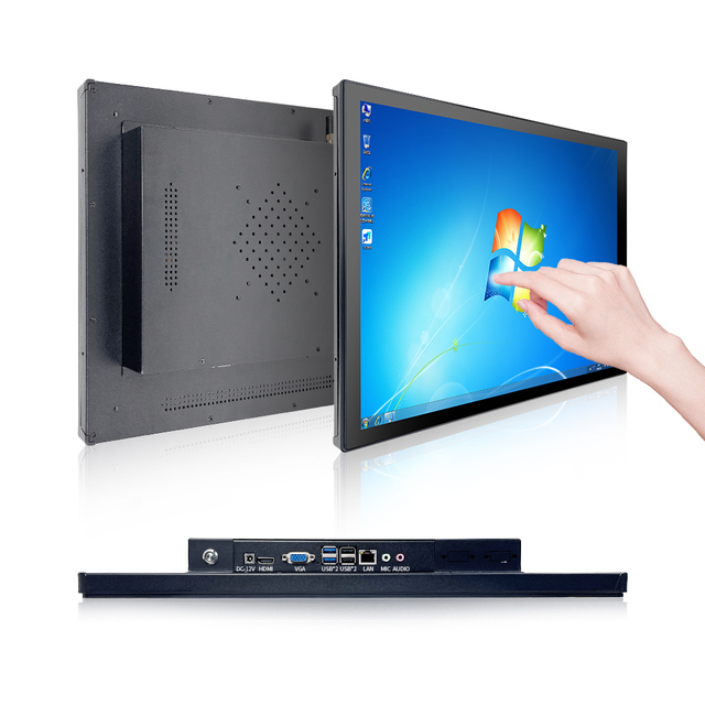 POFX 15.6 Inch Open Frame Capacitive Touch Monitor Embedded All in One PC for Self Service Kiosk Factory Wholesale Custom
