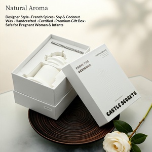 Coffret Cadeau Bougie Parfumée Château – Ornement Créatif Nordique en Gypse, Parfum Unique Longue Durée, Idéal pour Chambre à Coucher - Product Image 4