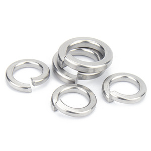 Split <b>Lock</b> Spring Washers 304 Stainless Steel Thickened Open Type DIN Standard Grade A Custom Made - Product Image 1