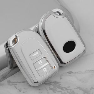 Coque de protection pour clé de voiture en TPU souple de qualité supérieure pour Toyota Vios YARIS L X Hiace SPADE porte-clés porte-clés sac usine directe - Product Image 2