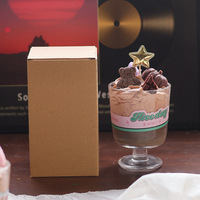 Bougie parfumée Ours Mocha faite à la main en mélange de cire de soja, dans un récipient, pour décoration de chambre, cadeau, vente en gros, logo personnalisé, approvisionnement en vrac