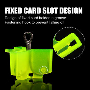 LUSHAZER 50ピース/箱釣りトレブルフックプロテクターカバーフックフックガード収納ボックス釣りタックルアクセサリー - Product Image 4