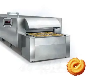 Endüstriyel mutfak ekipmanları fırın döner kalıpçı otomasyon bisküvi makinesi kurutma fırın bant tünel fırın