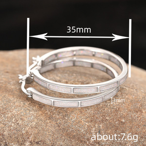 Orecchini a Cerchio Geometrici per Donne, Design Rotondo Audace, Accessori per Orecchie da Indossare Quotidianamente - Product Image 4
