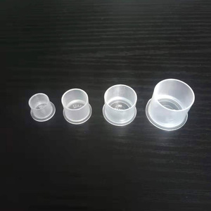 ถ้วยใส่น้ำหมึกสักลายแบบใช้แล้วทิ้ง ขนาด 14 มม. x 12 มม. จำนวน 1000 ชิ้น ผลิตจากพลาสติกเกรดทางการแพทย์ ฐานแบน สำหรับอุปกรณ์สักลาย - Product Image 5