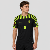 HOSTARON Maillots de football personnalisés à col rond par sublimation, séchage rapide, respirants, ensemble de maillots de football pour hommes