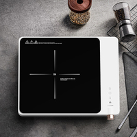 Vente en gros 2000W Cuisinière à induction à brûleur unique avec capteur de verrouillage de sécurité pour enfants Caractéristiques tactiles et temporelles pour Hotpotsh Time